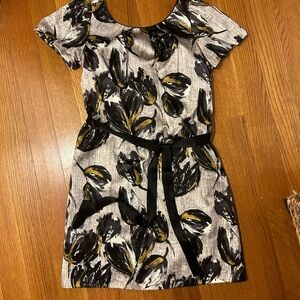 Tulip print satin Rebecca Taylor dress
